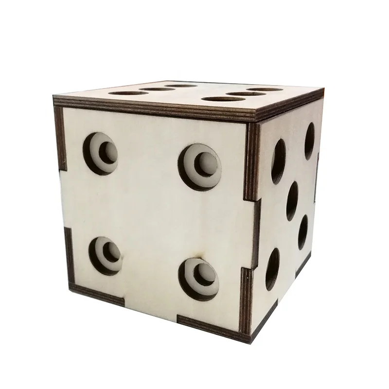 Dice Wooden Puzzle Box Secret Lock Puzzle Box Magic Box
