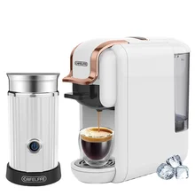 Cross-Border Capsule Coffee Machine Milk Frother Suit Automatic Household Bubbler Italian Combination