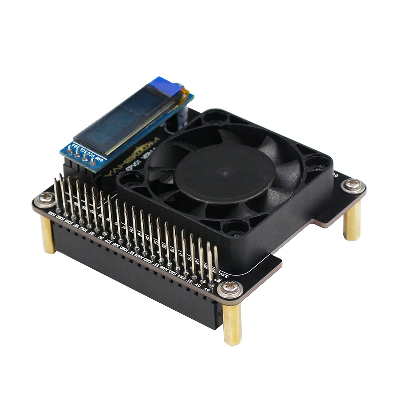 Intelligent Expanding Board Programmable Expanding Board Real-time Display Expanding Board Raspberry Pi 4B And 3B Cooling Fan