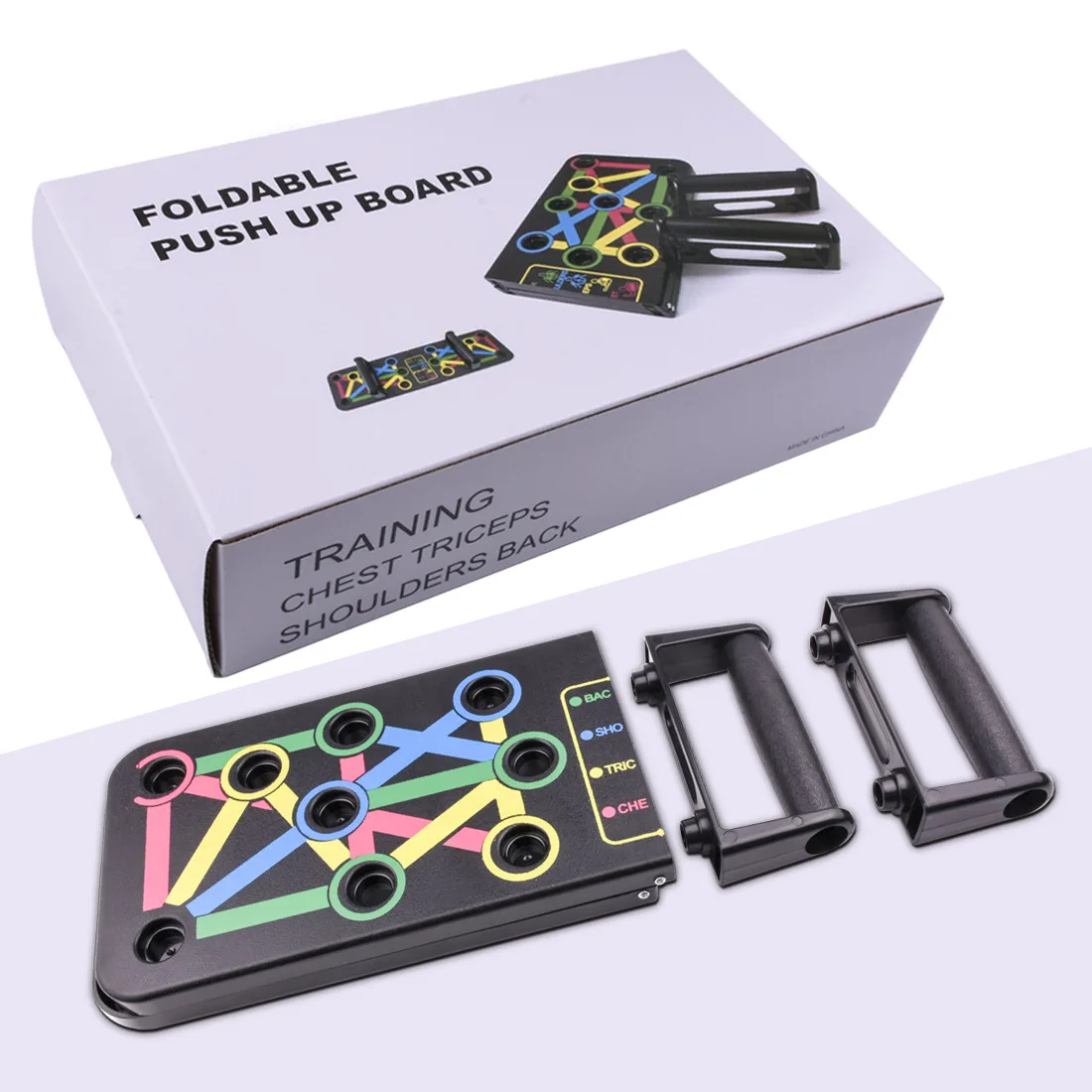 Home Exercise Equipment Multi Functional Folding Push up Board Chest Muscle Support Strength Training Fitness Board