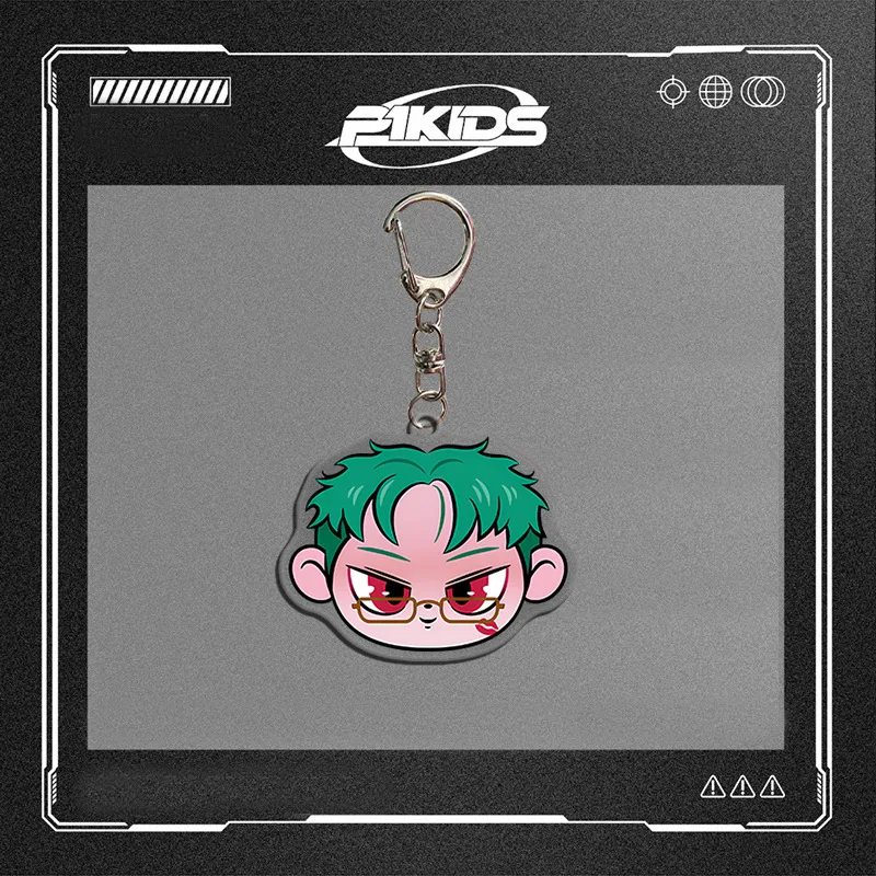 KPOP P1Harmony P1KIDS Fans REEL Keychain PICK -UP New Cartoon