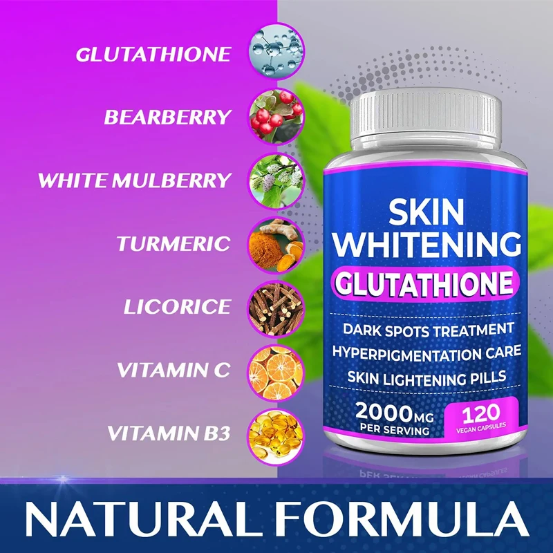 Hot Selling L-glutathion 5000 G Halal Soft Gel Capsule 5000Mg Care Set Pill  Skin L-glutathione Whitening Tablet Capsule