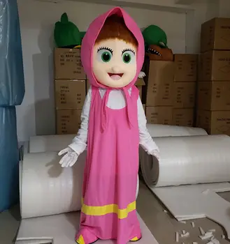 MOQ 1 PCS Pretty Princess Martha Mascot Lovely Girl Doll Costumes Dress Walking Character Customized Mascot For Carnival Party