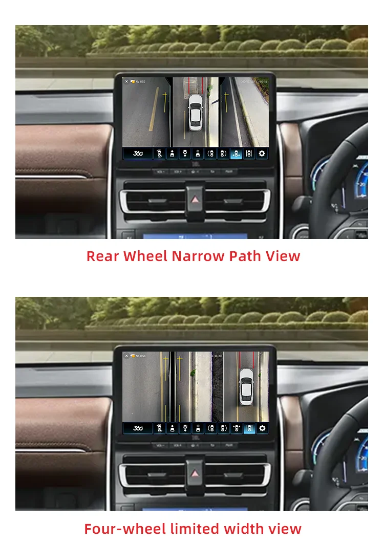 Wemaer Panoramic AHD 3D 360 Degree Multi View Switch High-Definition Image 360 Bird View Car Camera System for Toyota Innova details