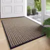 Hilo trenzado calado con reverso de goma - entrelazado negro