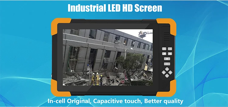 Factory Offer 10" 4K Industrial Recording Monitor With Capacitive  LCD Touch Screen For Medical, Pipeline, Welding, Security