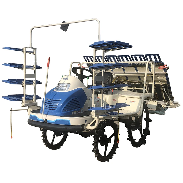 Rice Transplanter 8 Row Seeders & Transplanters Rice Planter for Walking Tractor Riding Tyle Rice Paddy Transplanter with Prices