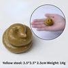 Taburete amarillo: 3,5*3,5* 2,5 cm Peso: 14 g