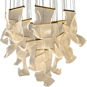 New Acrylic Light Guide Plate Modern LED Pendant Lights