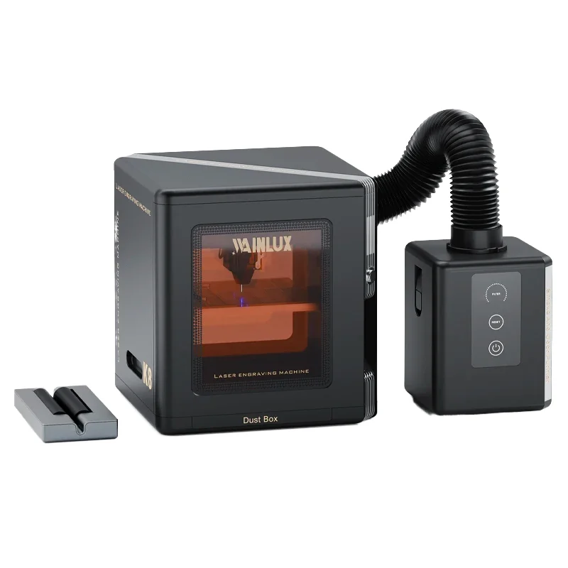 Wainlux K8ミニブルーレーザー彫刻機究極2.5w/5w/10wデスクトップ