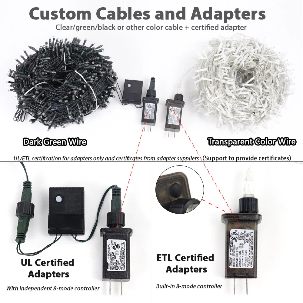 Wholesale Outdoor Waterproof LED Christmas Lights for Decoration