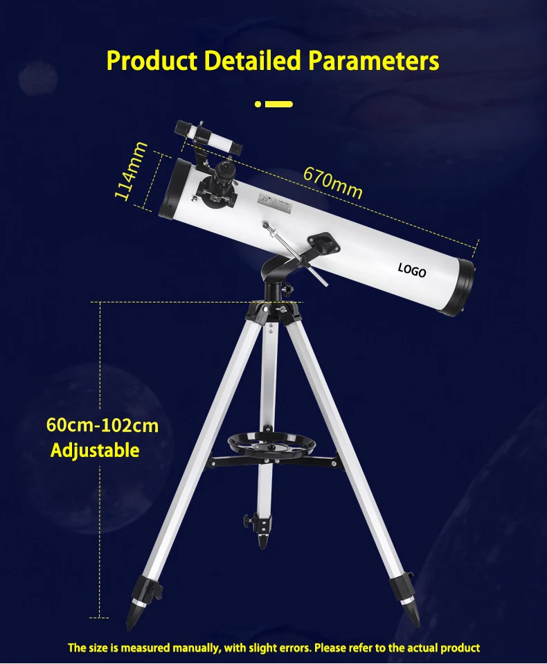 Lucrehulk 114mm Large Caliber Telescope Astronomical Refracting