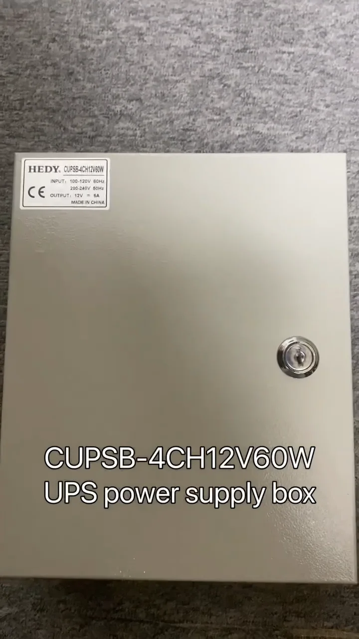 Ups Cctv Power Supply Box 60w 12v Back Up Ac To Dc 12v 5a Psu Network