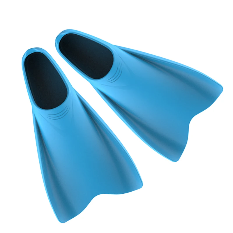 Professional Portable Short Fins Silicone Swimming Mermaid Fin Foot Flipper Training