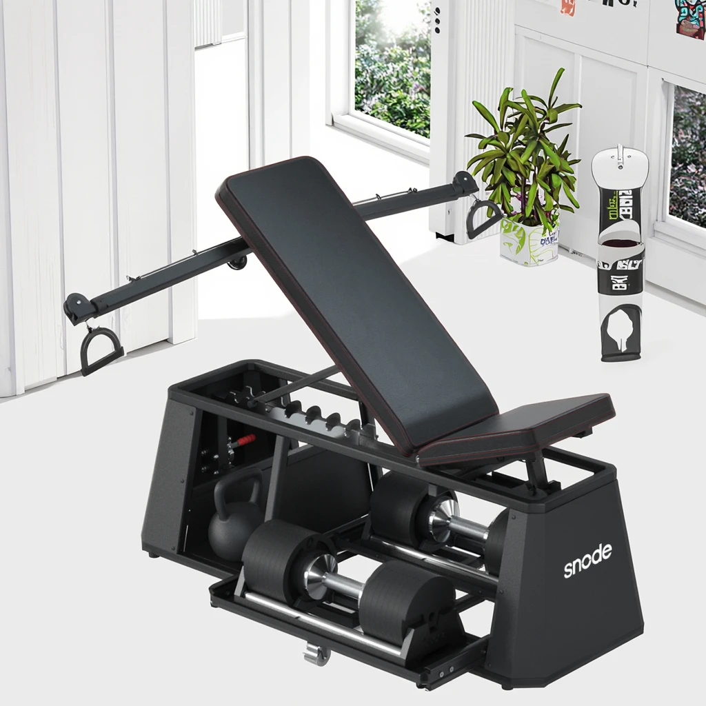 Banc de musculation avec inclinaison et assise réglable pour training