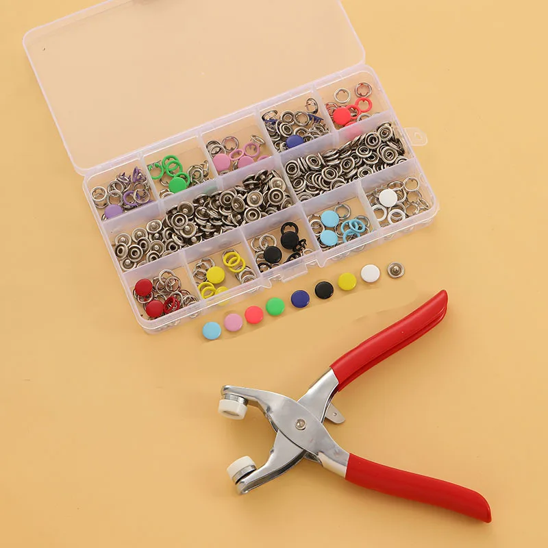 Clothes button installation tool baby clothes press button tool suit prong snap button sewing snap fastener