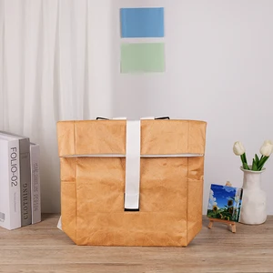 Worth Buying Tote Bag for Men & Women Washable Kraft Paper Lunch Bags