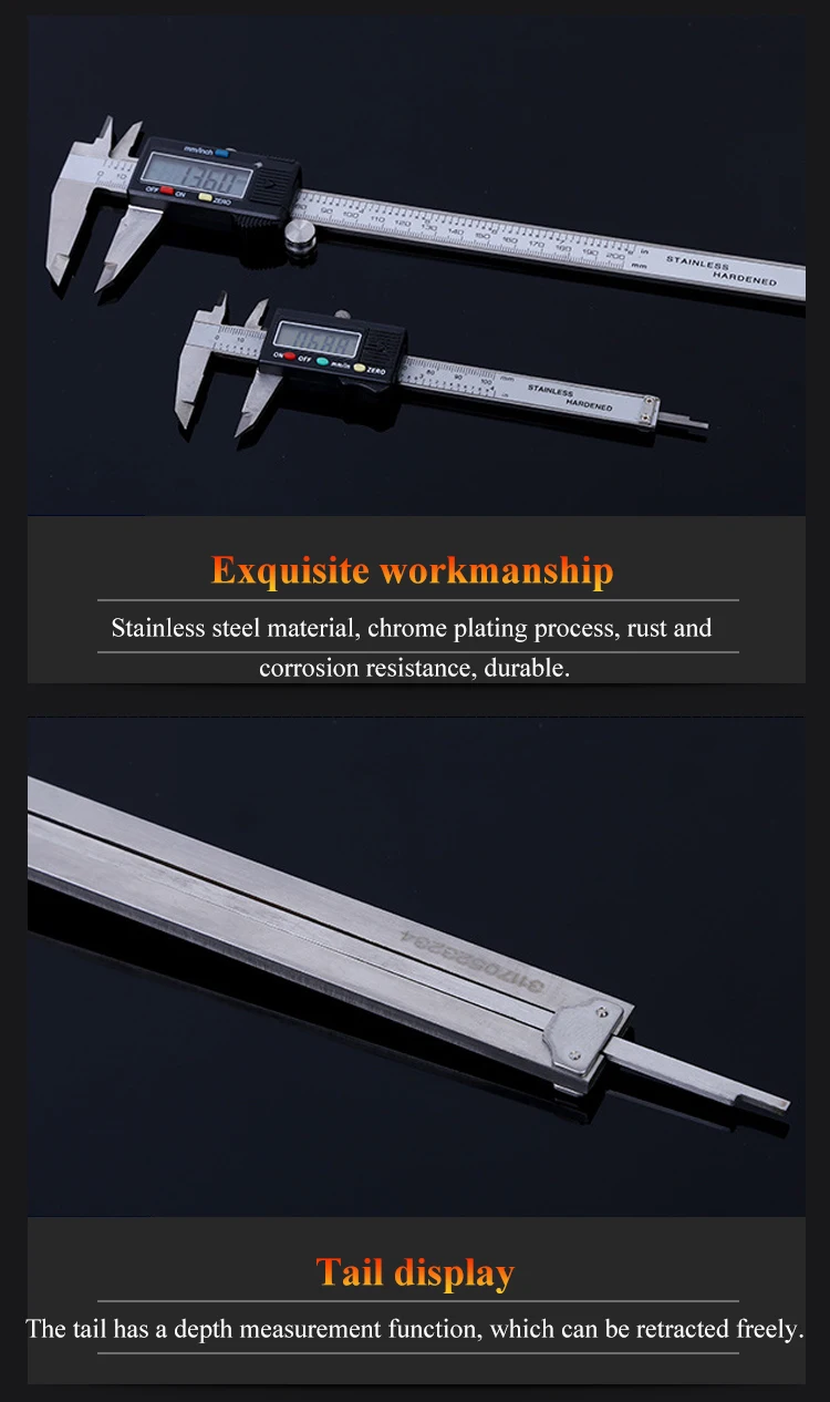 150mm Digital Caliper With Extra Large Display Digital Caliper Buy