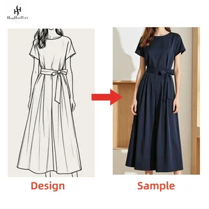 Customize OEM ODM High Quality Women's Casual Summer Long Dress Dresses for Women Fashion Garment Manufacturer