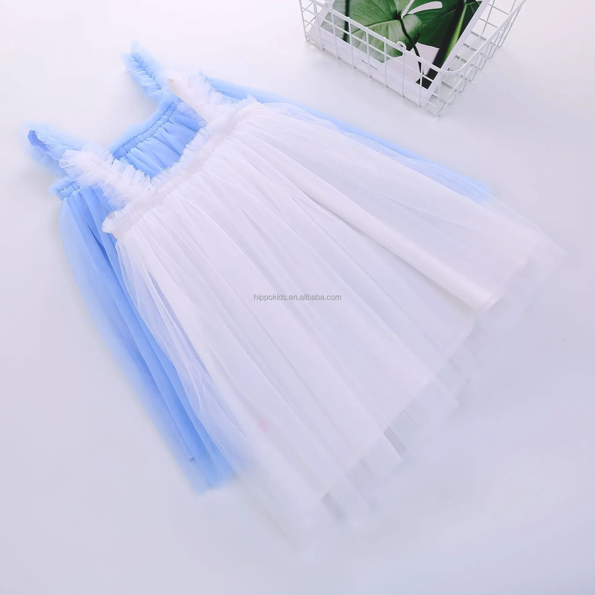 Rts Wholesale Summer Toddler Ball Gown Birthday Part Fairy Dresses