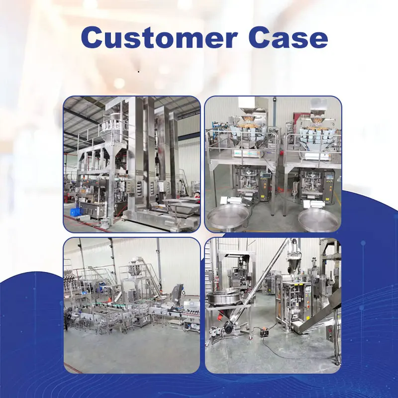 High Speed Twins VFFS Packing Machine Automatic Weighing Filling Puffed Food Chips Double Bagger Packaging Machine
