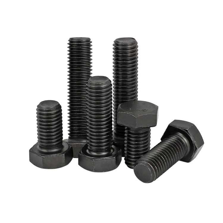 Din M M M M M M Grade High Tensile Black Oxide Full Thread Hex Head Bolts