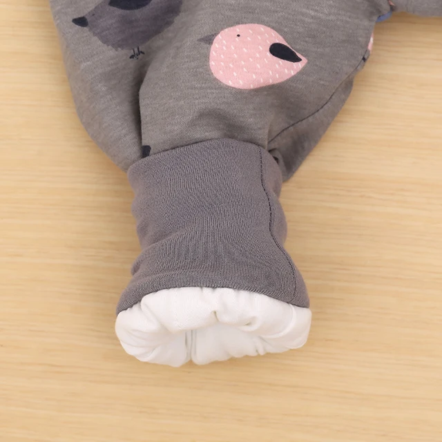 Заводская цена 100% хлопок унисекс новорожденный пеленать зима теплая маленькая птица Дети сна мешок Детские спальные мешки для детей