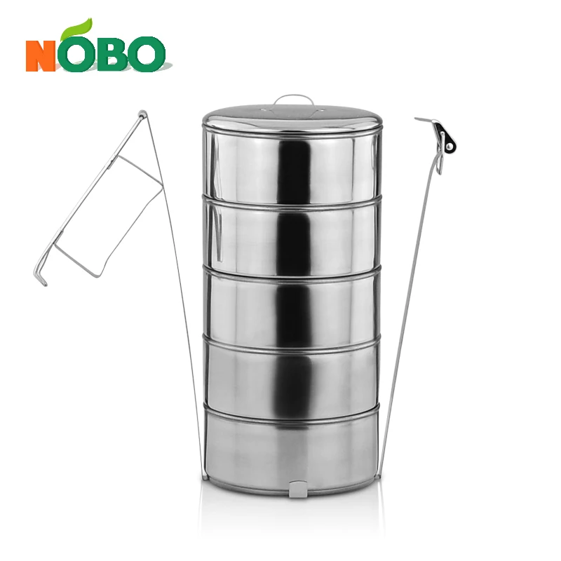 Wholesale Cheap Custom Multi Layer India Lunch Box Food Carrier Stainless Steel Tiffin