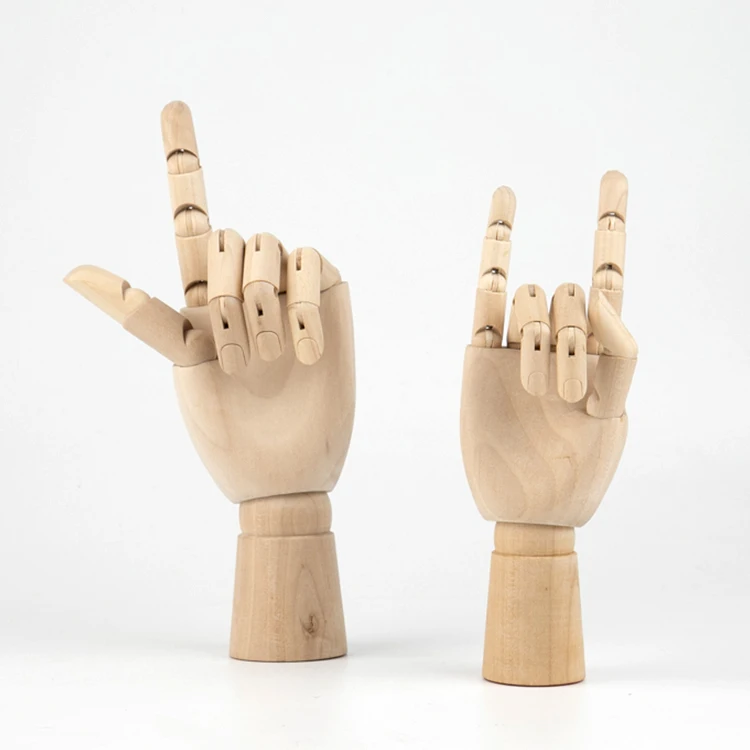 Гибкая деревянная ручная модель подвижных деревянных манекен шарнирная куклы для