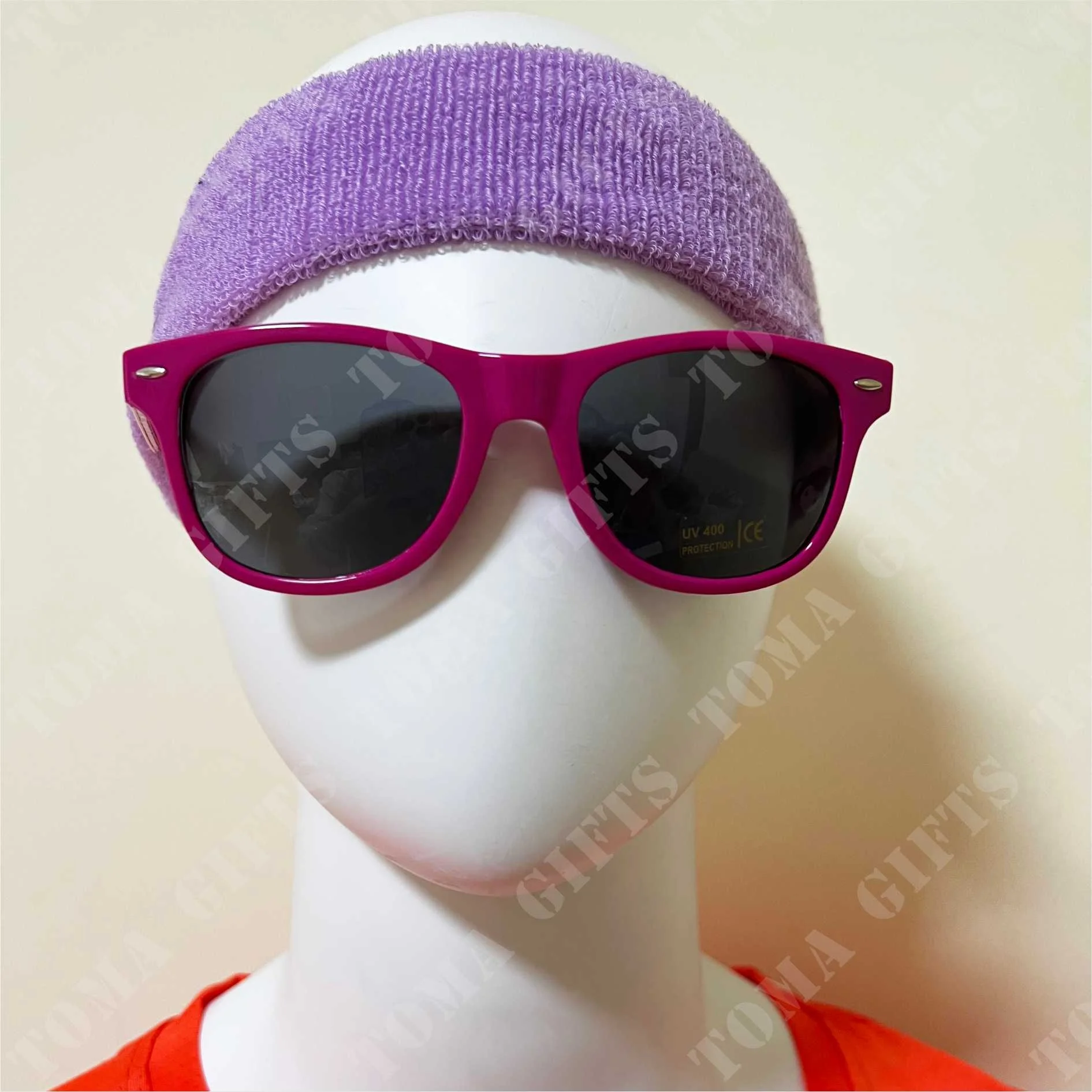 Цветная вышитая повязка на заказ с логотипом голову унисекс хлопковая запястье для