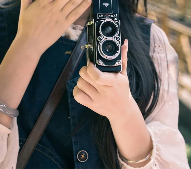 CHUZHAO M1 Digital Camera Shoot Cameras Dual Reflex Portable Small Camer Retro CCD High-definition Travel Mini Camera Customized