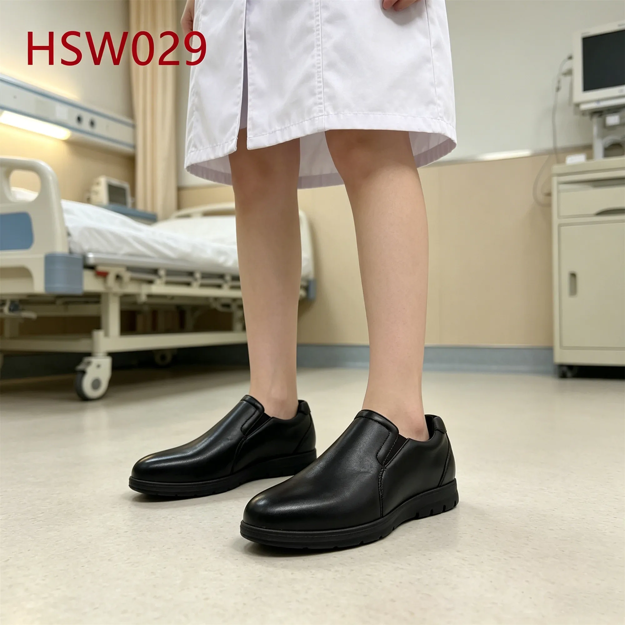 ZYF,Pharmaceutical Factory Bacteria Proof Black/white Safety Shoes Medical Facility Pull on Style Anti-static Work Clogs HSW029