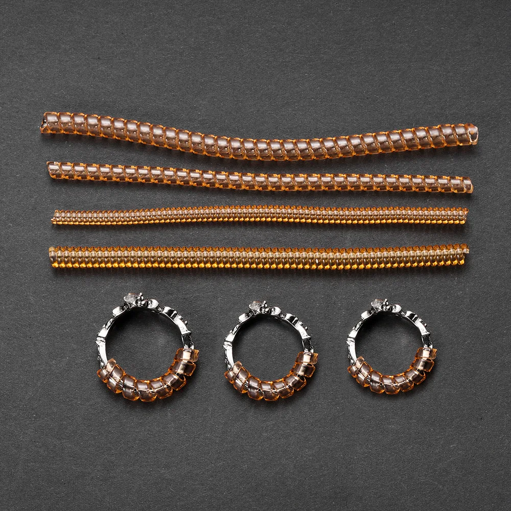 Силиконовый регулирующий Размер кольца для свободных колец Невидимый Прозрачный