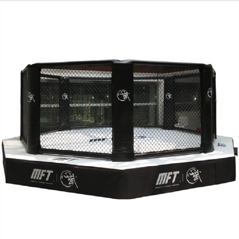 Customized logo Boxing Ring Fighting Octagon Mma Sanda Cage