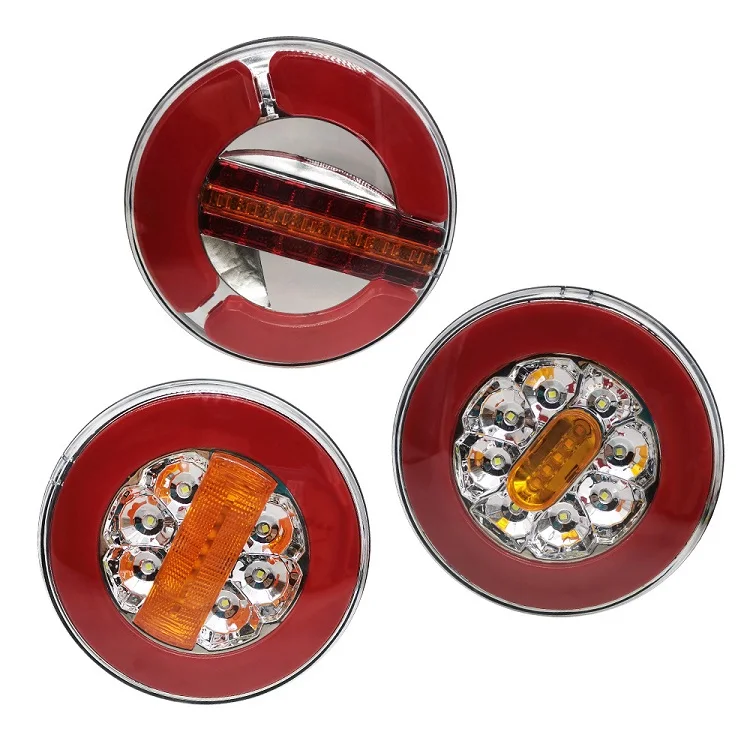 Rear Tail Light Truck Braking Turning Reversing Lights Truck Tractor Trailer Led Lights Tail Lamp 5