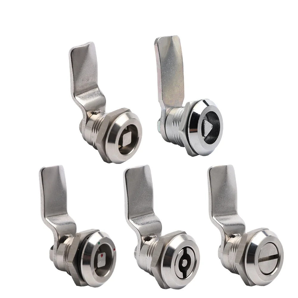 MS705-3B キャビネットツール 亜鉛合金ドアシリンダーロック 鍵付き 引き出しカムロック 1個 中国工場 亜鉛合金 クォーターターンカムロック  メールボックス ロック キャビネットボックス ヘッドウィングカムロックタイプ 1個( 中国工場 亜鉛合金 クォーターターン ... キー亜鉛合金三角シリンダーカムロックボックスキャビネットタンロック3個