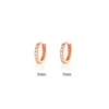 7mm single-row diamond ear cuff-rose gold