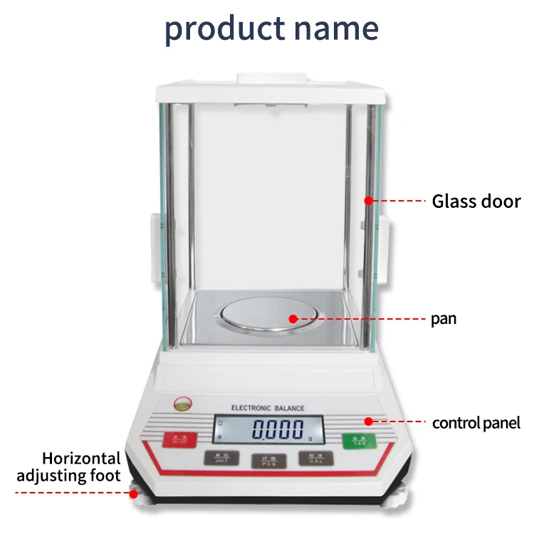 Rechargeable precision electronic analytical balance electronic balance