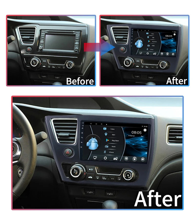 Bosstar Car Dvd Player Android Gps 