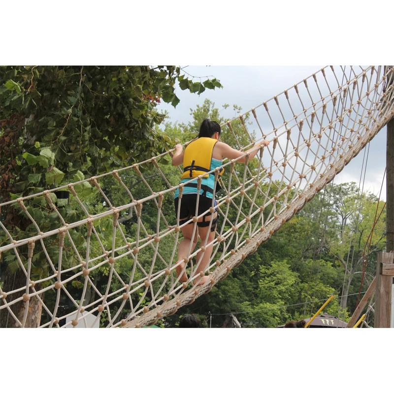 Hanlin Outdoor Playground Rope Net Bridge