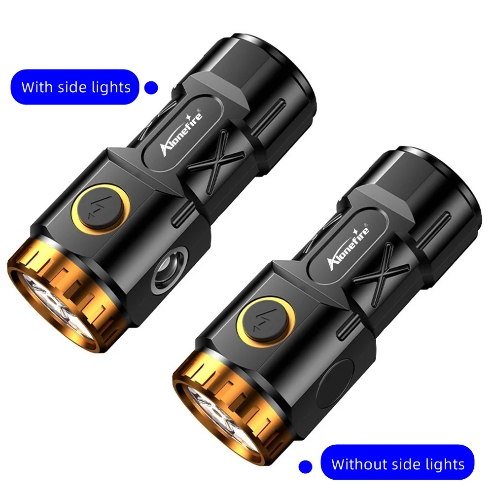 2 Torce LED Ricaricabili Lsnisni - Mini Torcia USB Con Magnete, Zoom E 3 Modalità - IPX5 Impermeabile - Foto 5