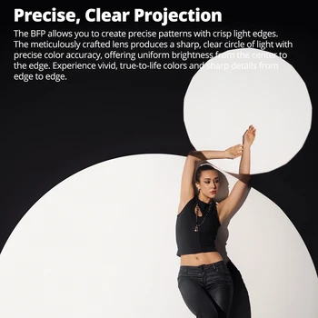 Godox BLP BFP Aluminium LED Spotlight Attachment Bowens Mount Photography Light Condenser Projection Lens Modifier Photo Studio detail image