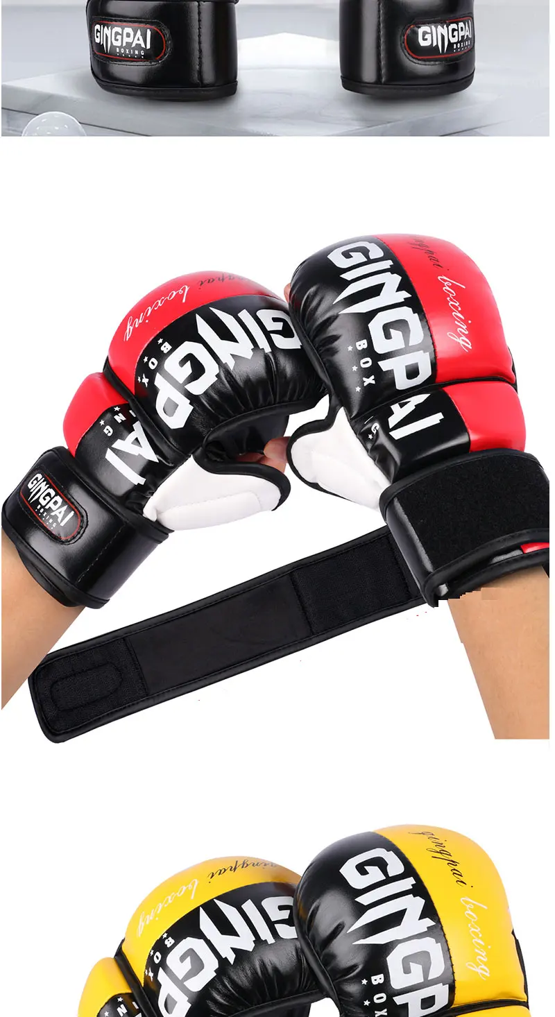 Pack 2x Pares Guantes Mma Profesionales Ufc Box Kick Boxing