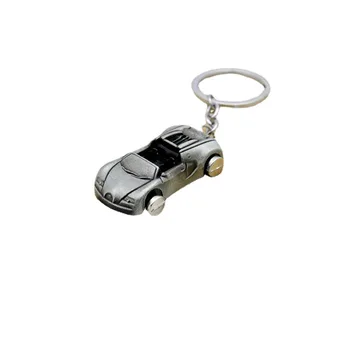 Zinc Alloy Metal Car Model Key Chain European Convertible Sports Car ...