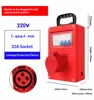 220V 1-position 4-hole 32A