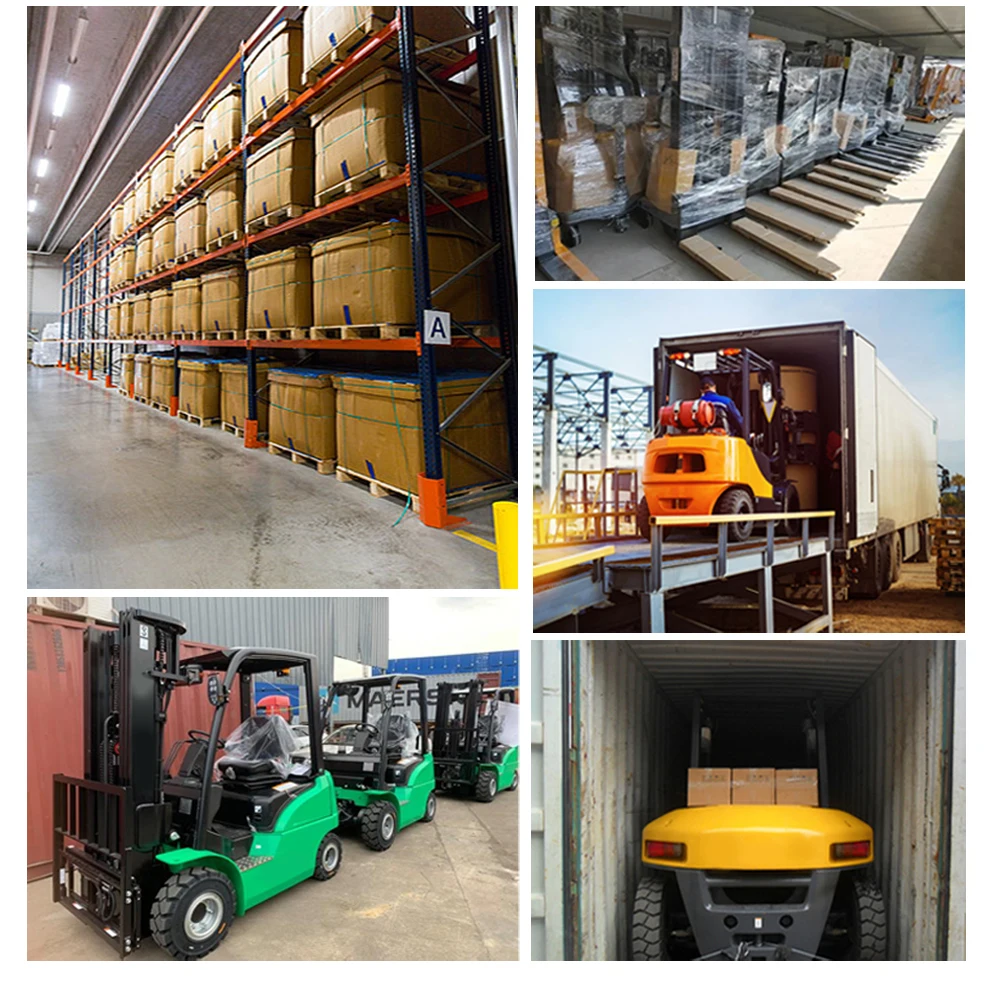 Electric Material Handling Equipment 3ton 2t 1t 0.8ton 0.5ton 3-5m Montacargas Narrow Aisle Forklift 0.5 Ton Rated Loading manufacture