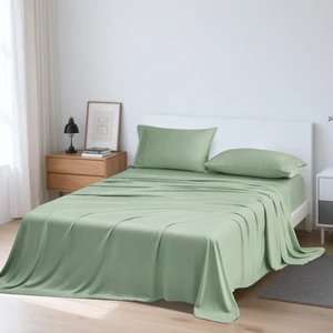 Oeko-tex Certified Customized Bamboo Satin Duvet Covers Set 100% Bamboo Lyocell Fabric With Pillow Cases