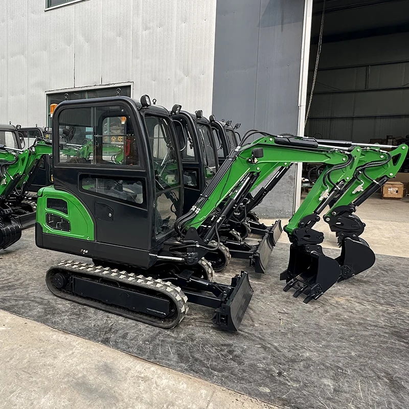 2024 Cheap and Popular Mini Excavator China 1 Ton  Made in China Small Digger Farms New Model