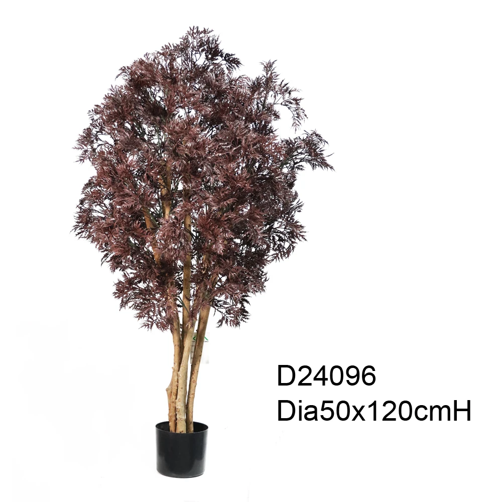 UV-Protected Aralia Tree Topiary Stylish Shaped Indoor Outdoor Artificial Plant in Pot Many Styles Available