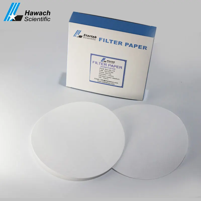 Lab Round Filter Paper Medium to Fast Chemistry Chromatography Filter Paper Manufacturer
